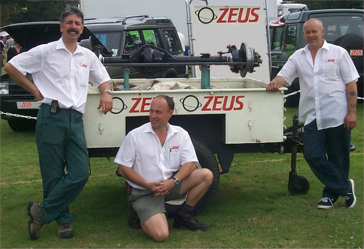 Launch Day at Billing 2002-3 happy chaps: Graham, Phillip, Roger